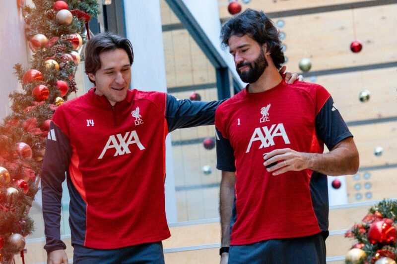 Live gallery: Liverpool’s pre-Wolves training session on Tuesday