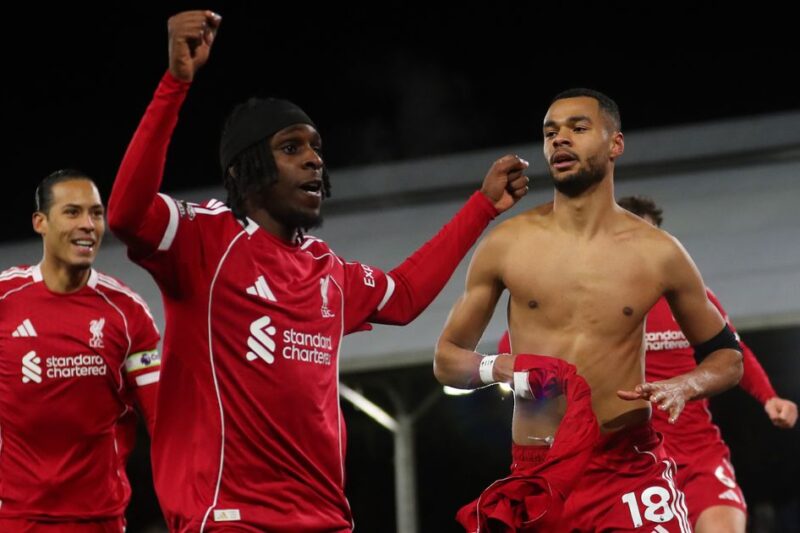 Liverpool player ratings as Cody Gakpo 8/10 and four 7/10 in dramatic Fulham clash