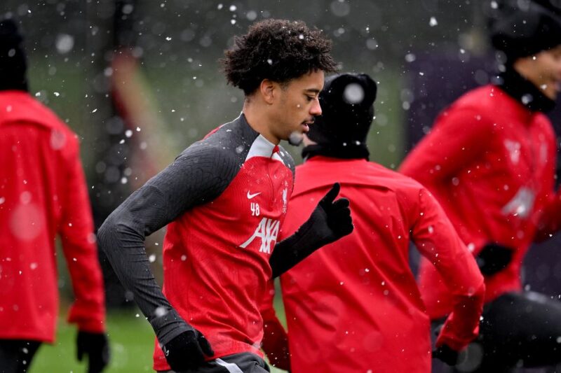 Liverpool youngster returns after almost a year out injured as team-mates rush to show support