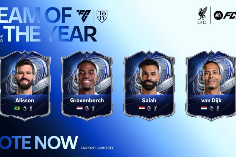 Four Reds nominated for the EA SPORTS FC™ 26 Team of the Year
