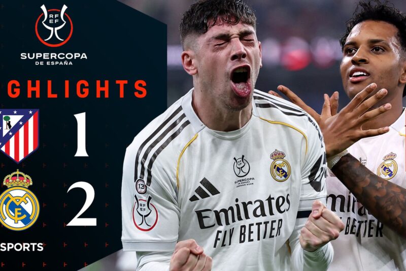 Spanish SupercopaHighlights: Valverde screamer helps Real Madrid beat Atletico to reach Supercopa final00:04:45|2 hours ago