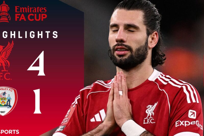 The Emirates FA CupHighlights: Liverpool come through Barnsley test to reach fourth round00:04:18|28 minutes ago