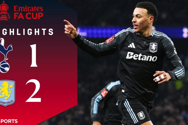 The Emirates FA CupHighlights: Villa knock out Spurs to pile pain on Frank00:05:50|9 minutes ago
