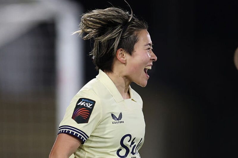 Yuka Momiki scores twice as Everton cruise past West Brom to reach fifth round of Adobe Women’s FA Cup