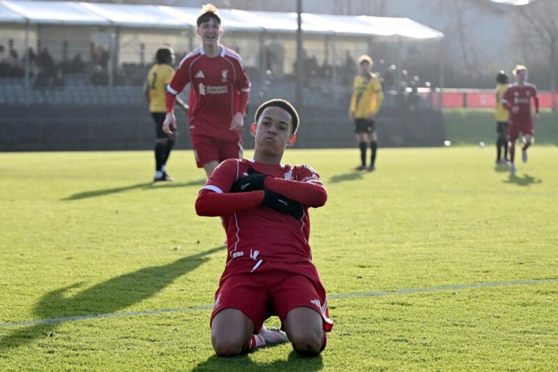 Watch the goals from Liverpool U18s’ fightback against Stoke