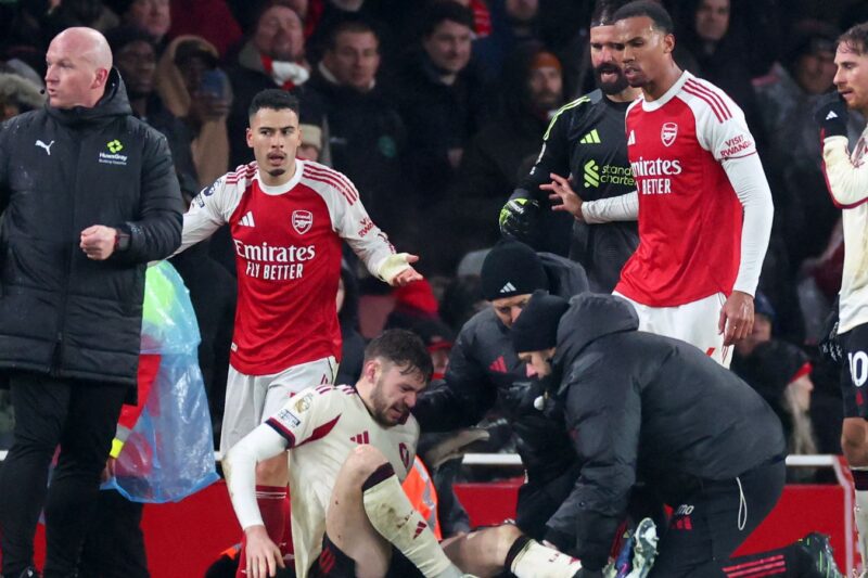 Gabriel Martinelli: Arsenal forward to avoid further punishment for pushing injured Liverpool defender Conor Bradley