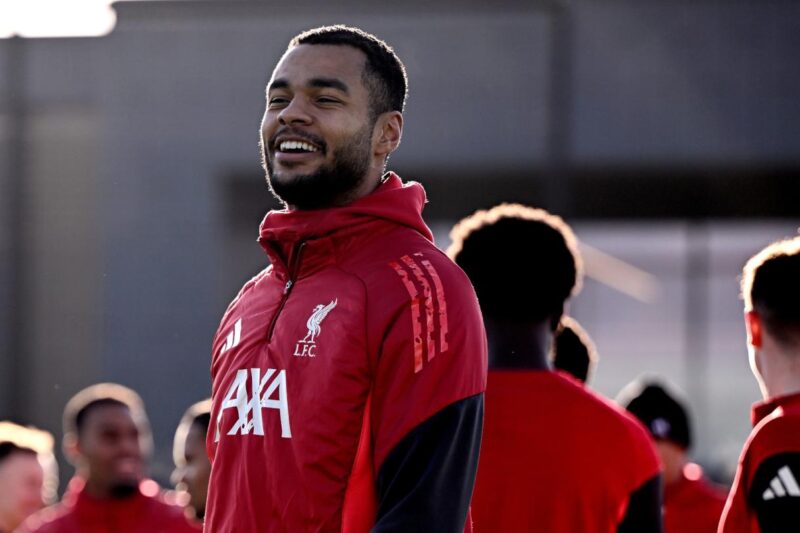 Photos: Liverpool’s pre-Burnley training session on Friday
