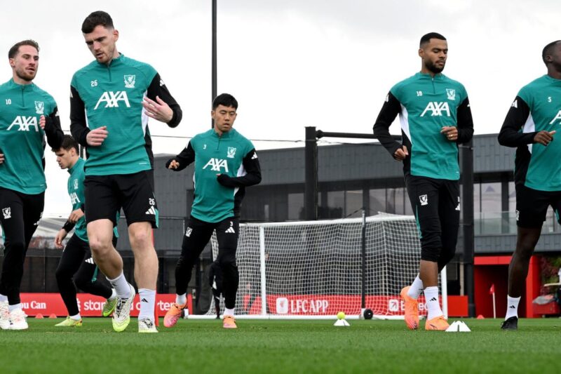 Watch Liverpool in Champions League training on Tuesday
